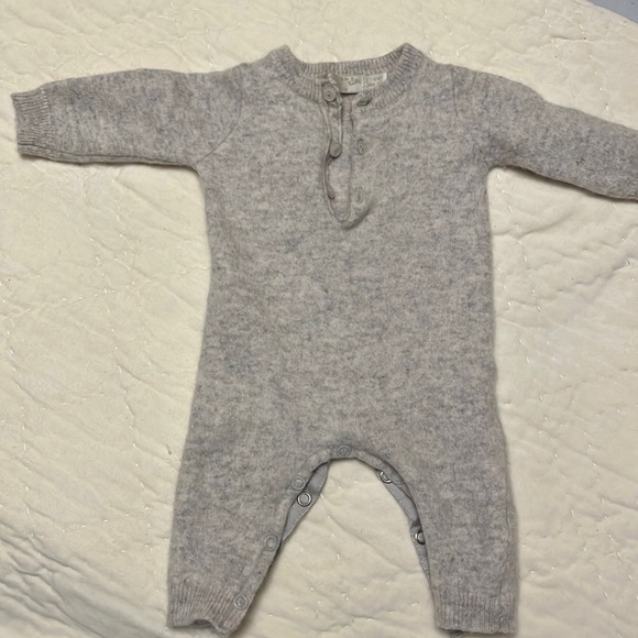 Zara One Pieces Zara Grey 0 Cashmere Onesie 06m Poshmark